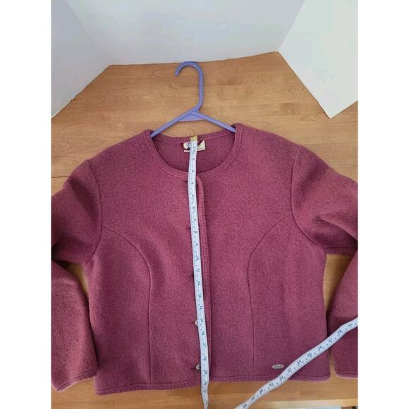 Vintage Boos Wool Sweater Cardigan Made in Austria Absolutely Perfect Condition - Picture 9 of 14